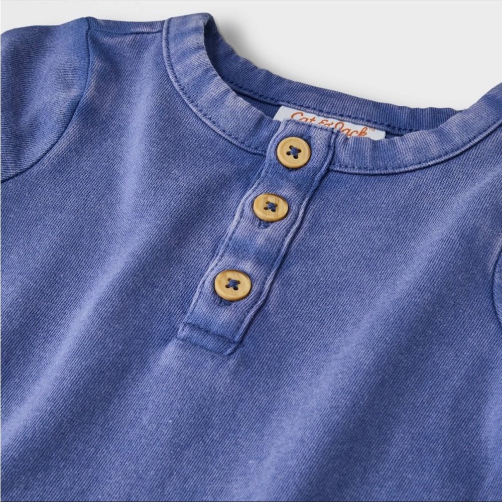 NEW 12months Cat & Jack Blue 1 Piece - Picture 4 of 5